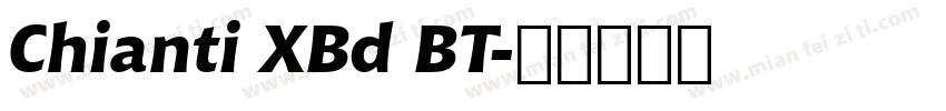 Chianti XBd BT字体转换